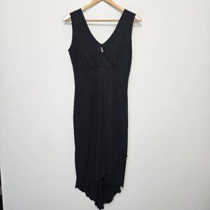 Fashion Bug Vintage Y2K Beaded Dress Size S Asymmetric Babydoll Whimsigoth Hoco